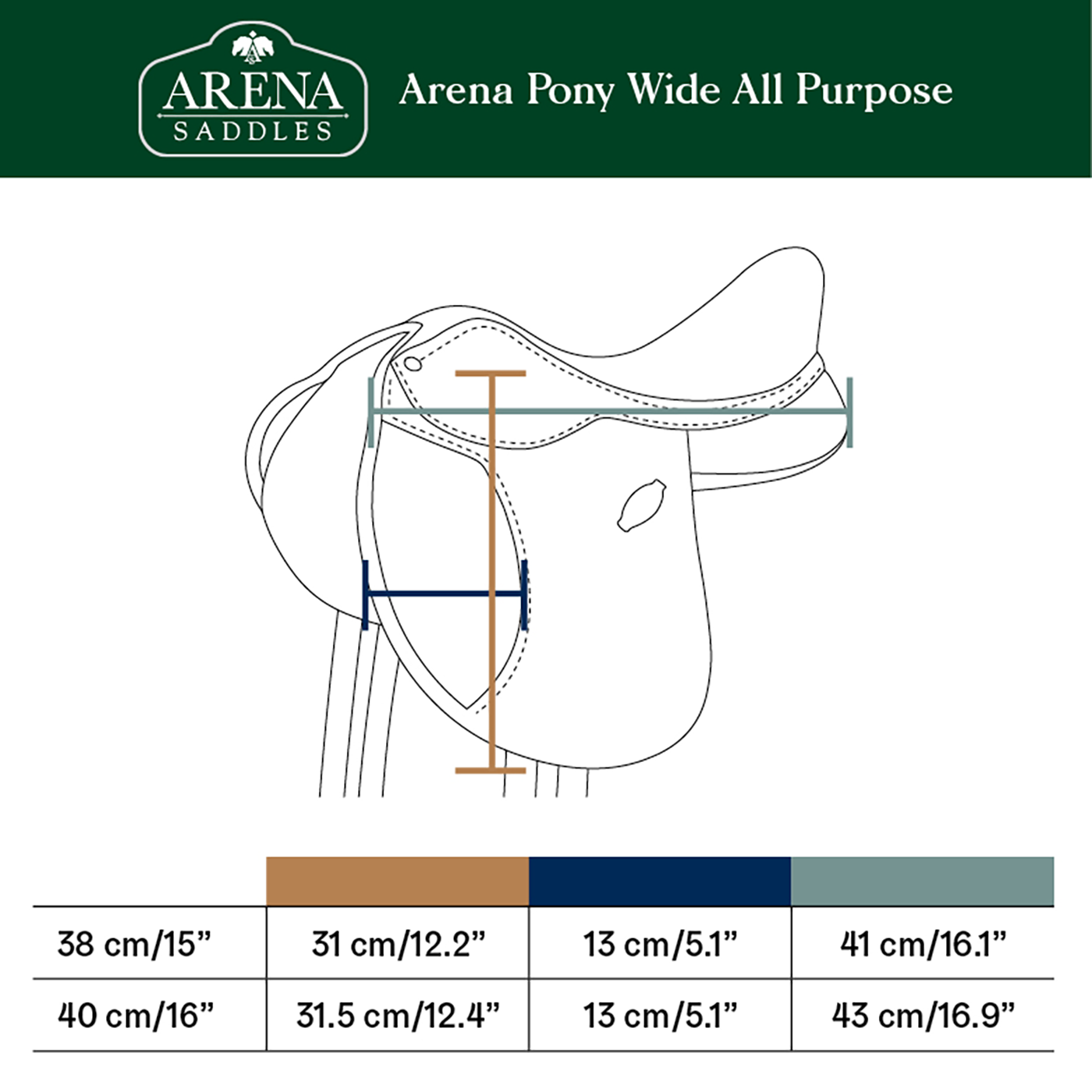 Arena Pony Wide All Purpose